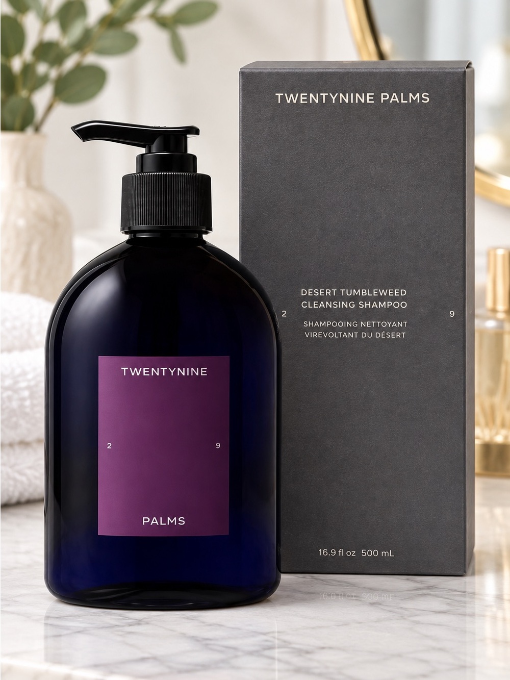 TWENTYNINE PALMS Desert Tumbleweed Cleansing Shampoo Sage Rosemary 16.9 oz NIB